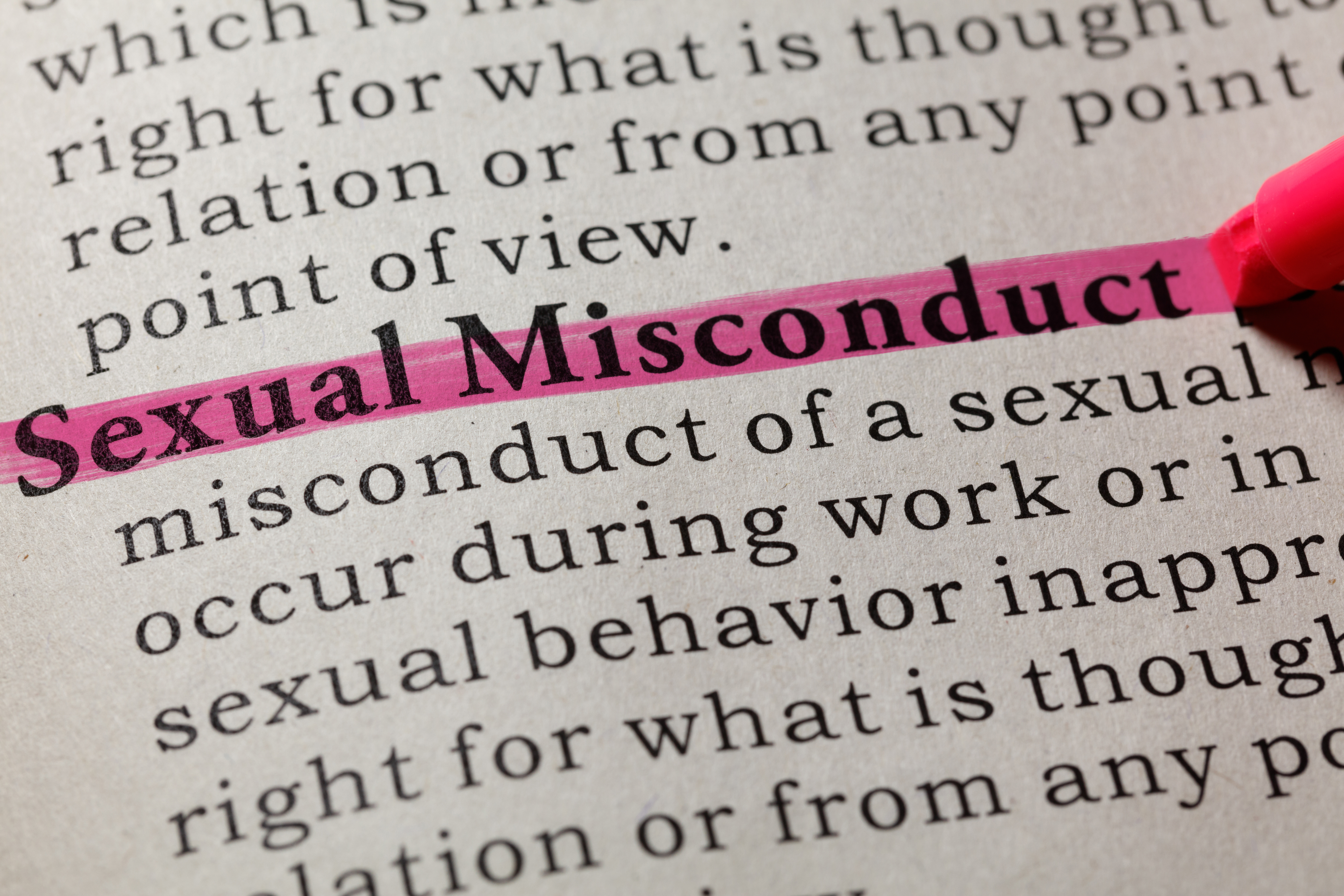 sexual misconduct